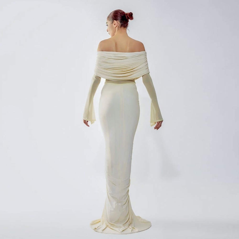 Beige Women Prom Dress Sexy Of - Women'S Formal Wear For A Wedding Guest recensie en prijs