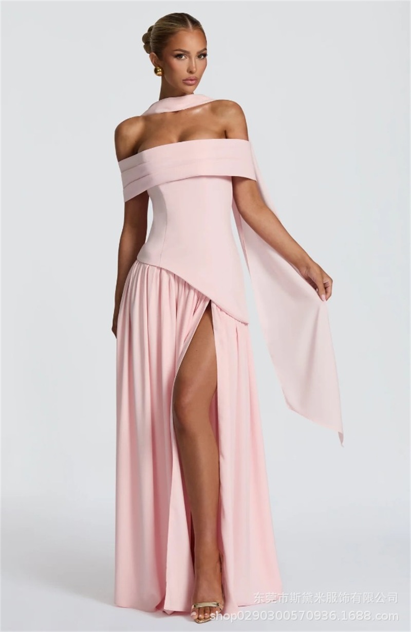 Pink Women Prom Dress With Sca - Women'S Red Formal Wear recensie en prijs
