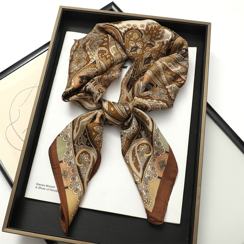 Bohemian Style Print Luxury Br - Scarf Silk Neck recensie en prijs