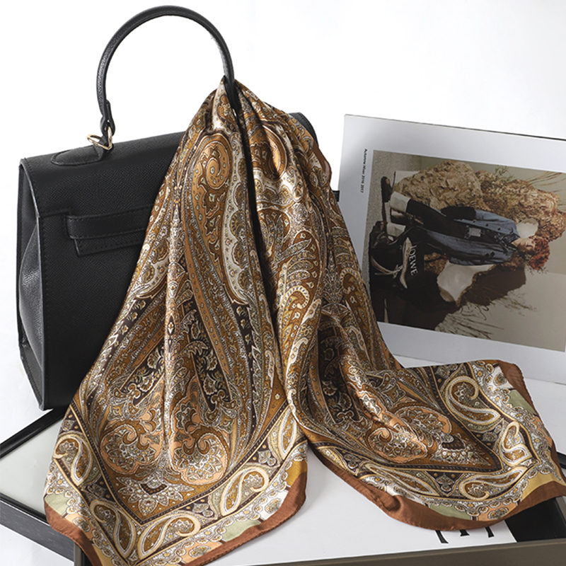 Bohemian Style Print Luxury Br - Scarf Silk Neck recensie en prijs