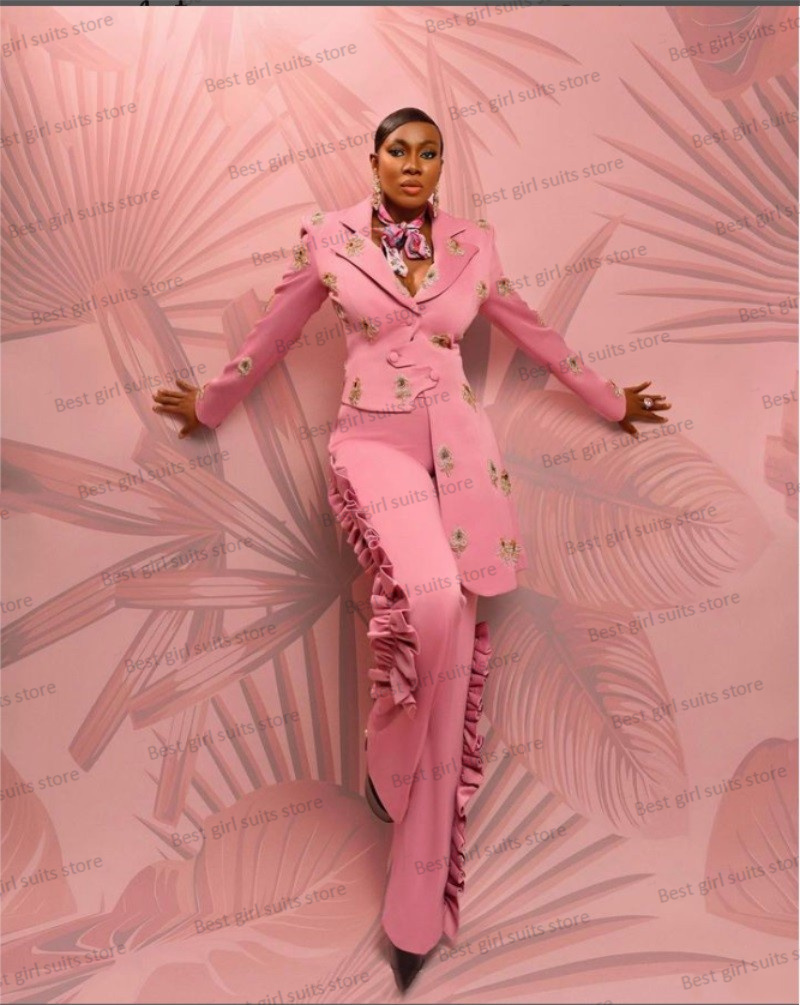 Pink Wedding Women Suit Set Bl - Women'S Formal Wear For A Wedding Guest recensie en prijs