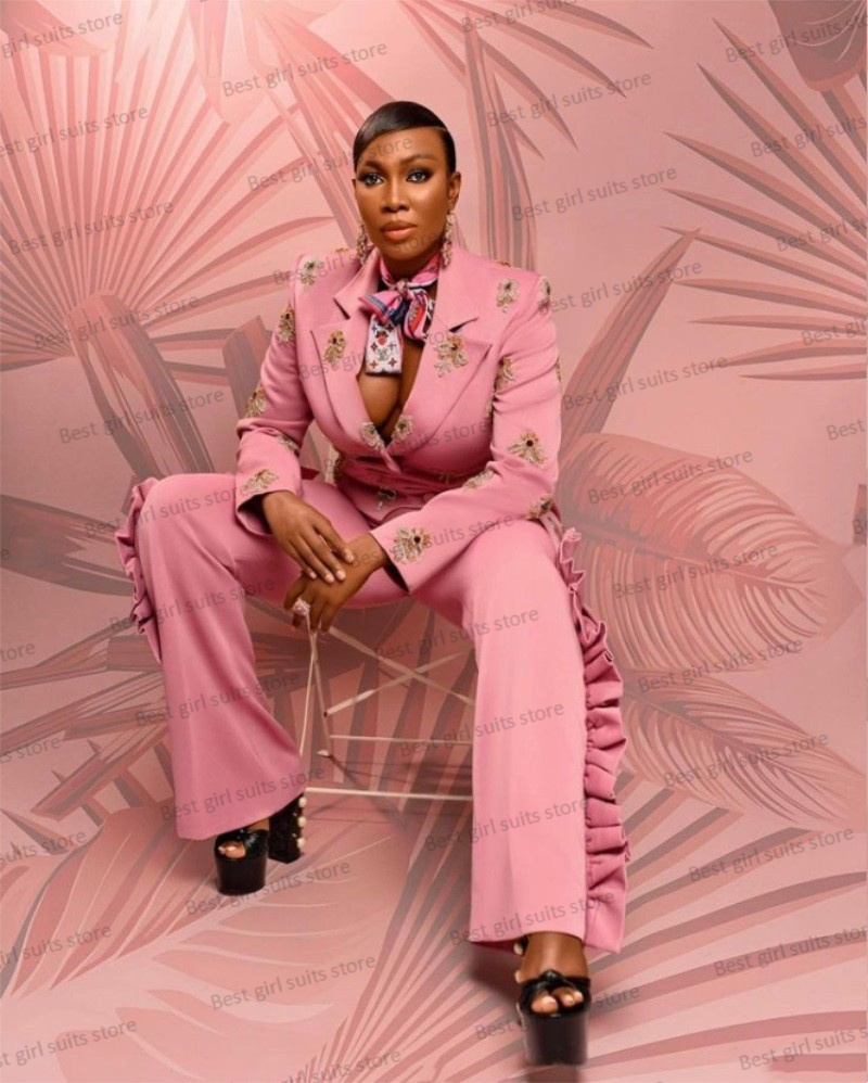 Pink Wedding Women Suit Set Bl - Women'S Formal Wear For A Wedding Guest recensie en prijs