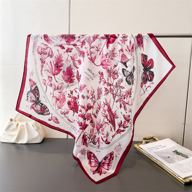 Vintage Butterfly Sketch Squar - Scarf Silk Neck recensie en prijs