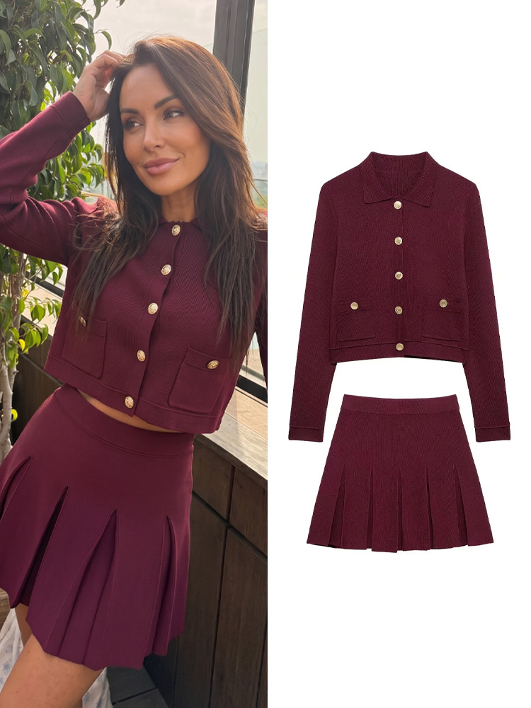 HH Elegant Women Knitted Red S - Women Formal Wear For Summer recensie en prijs