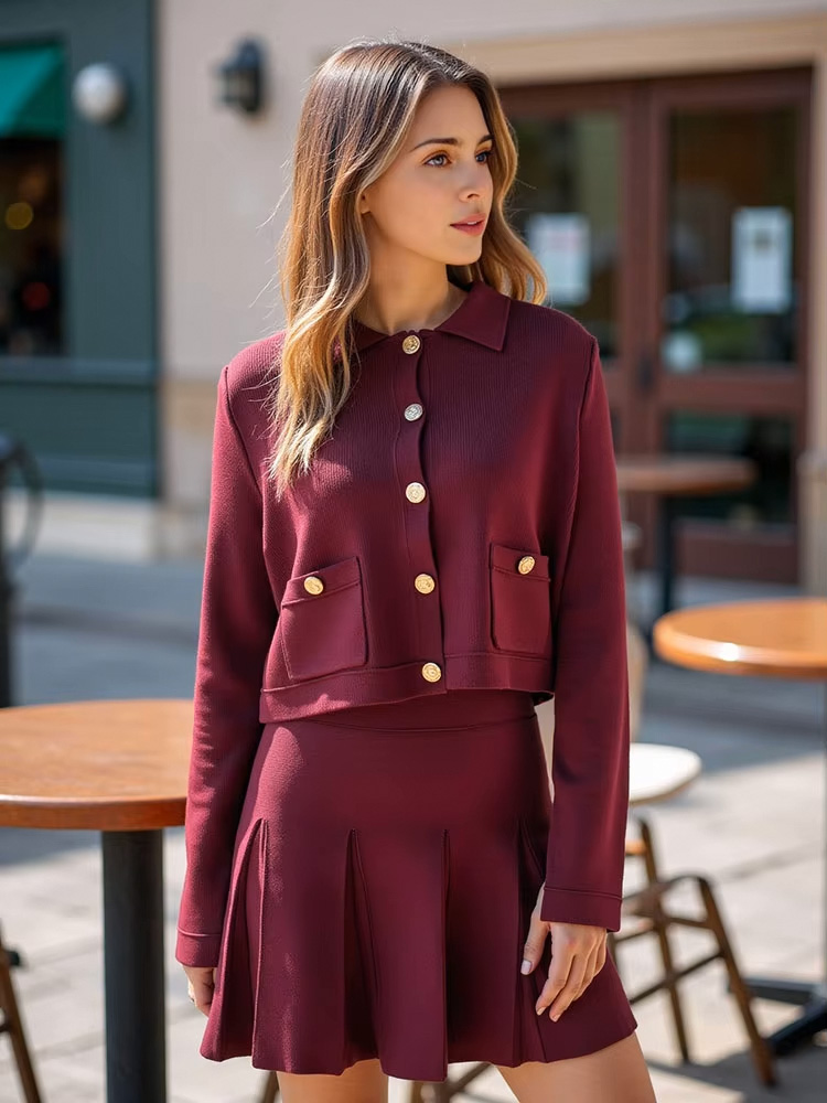 HH Elegant Women Knitted Red S - Women Formal Wear For Summer recensie en prijs