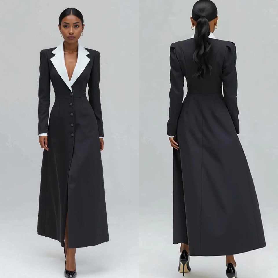 A Line Women Long Blazer Jacke - Women'S Formal Wear For A Wedding Guest recensie en prijs