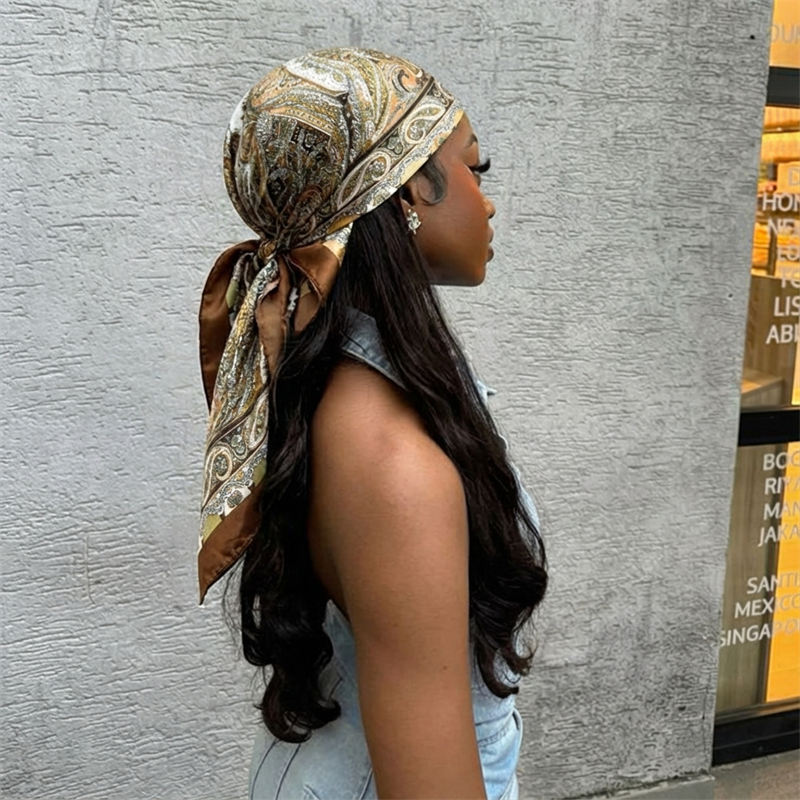 Women Spring Summer Square Sca - Scarf Silk Neck recensie en prijs