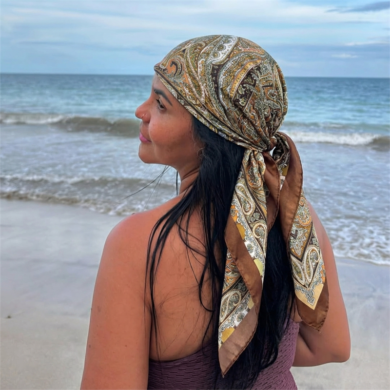 Women Spring Summer Square Sca - Scarf Silk Neck recensie en prijs