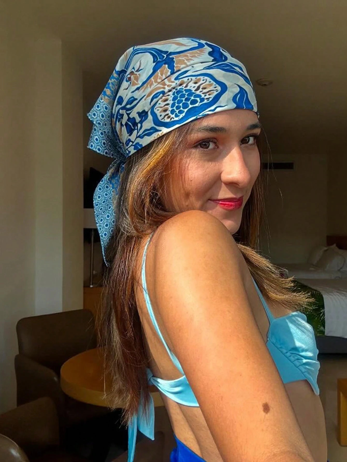 Luxury Brand Bohemia Print Squ - Scarf Silk Neck recensie en prijs
