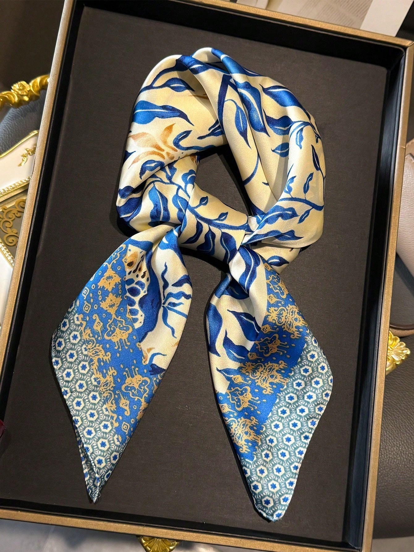 Luxury Brand Bohemia Print Squ - Scarf Silk Neck recensie en prijs