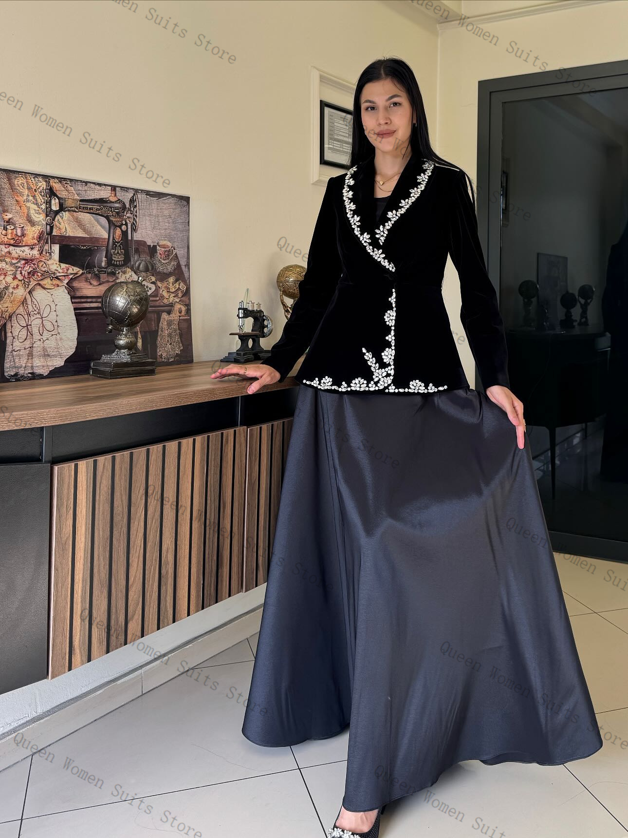 Velvet Women Suit Skirt Set 2  - Women'S Formal Wear For A Wedding Guest recensie en prijs