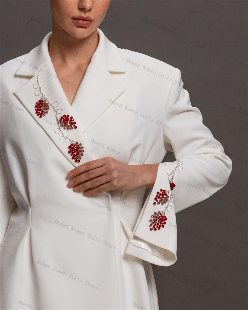 Luxury White Women Suit Skirt  - Women'S Formal Wear For A Wedding Guest recensie en prijs