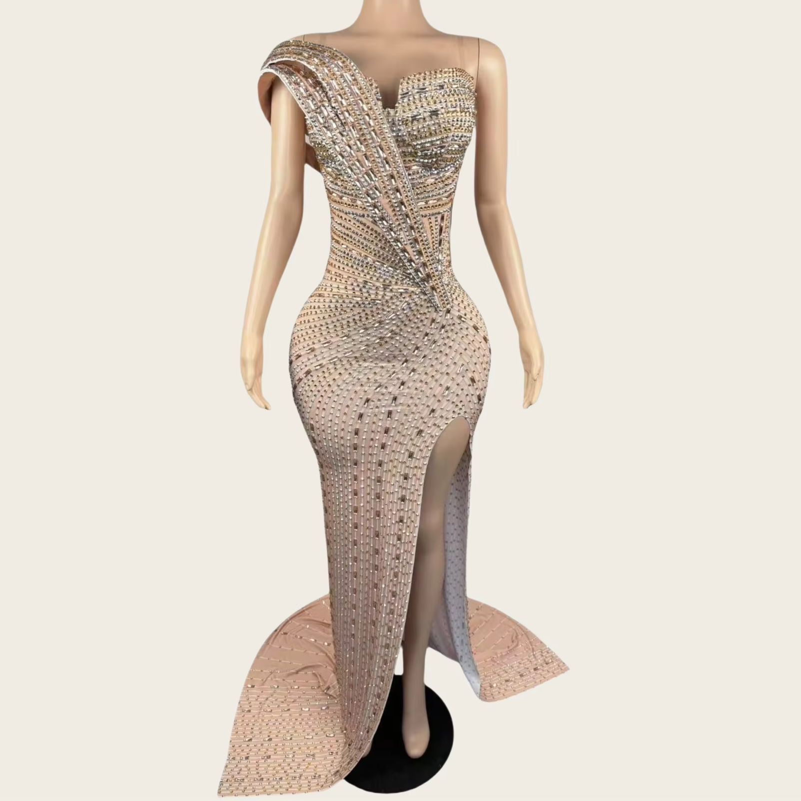 Xiangbin Sparkly Crystals Form - Women Formal Wear Photoshoot recensie en prijs