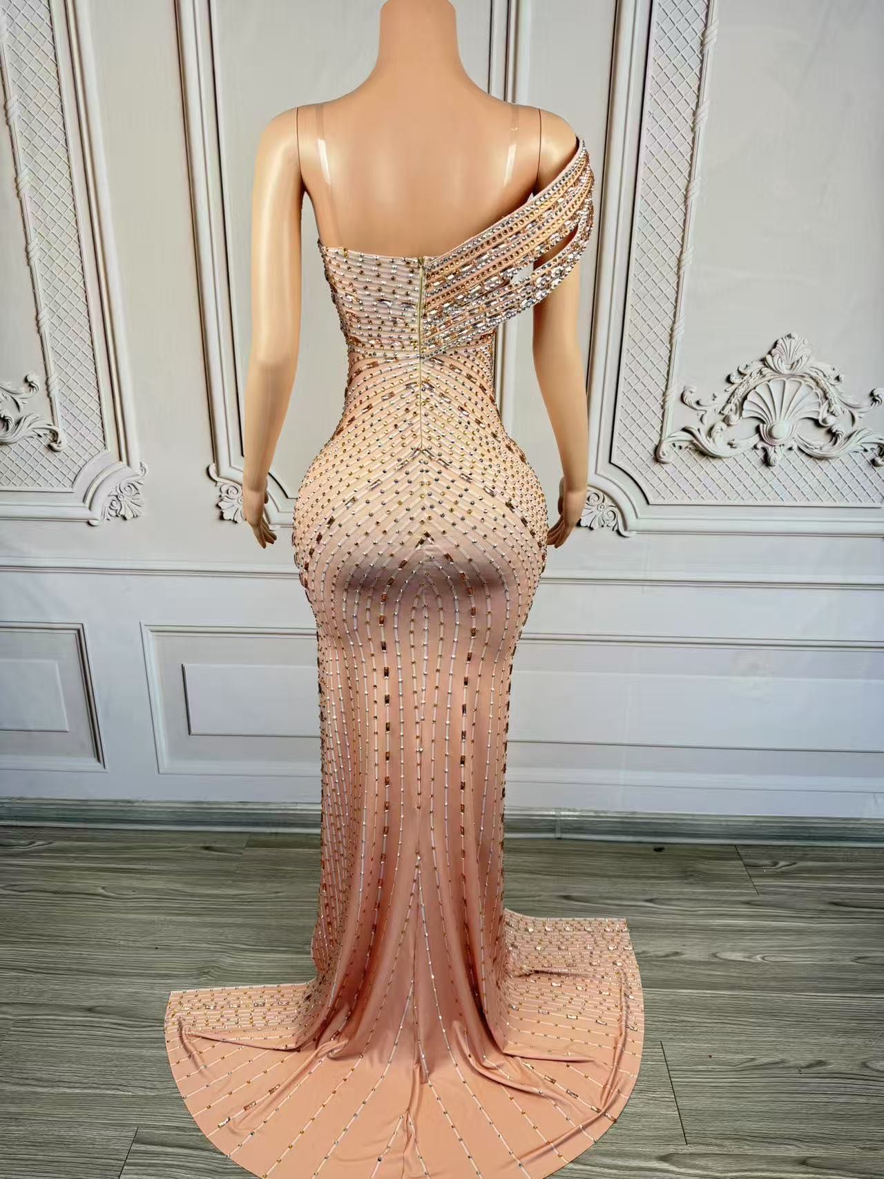Xiangbin Sparkly Crystals Form - Women Formal Wear Photoshoot recensie en prijs