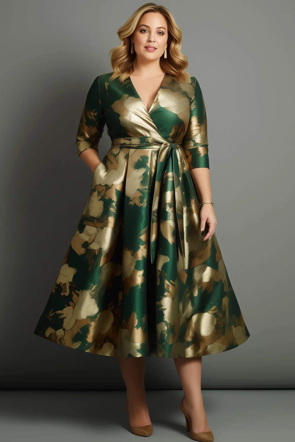 Plus Size Cocktail Dark Green  - Female Formal Wear recensie en prijs