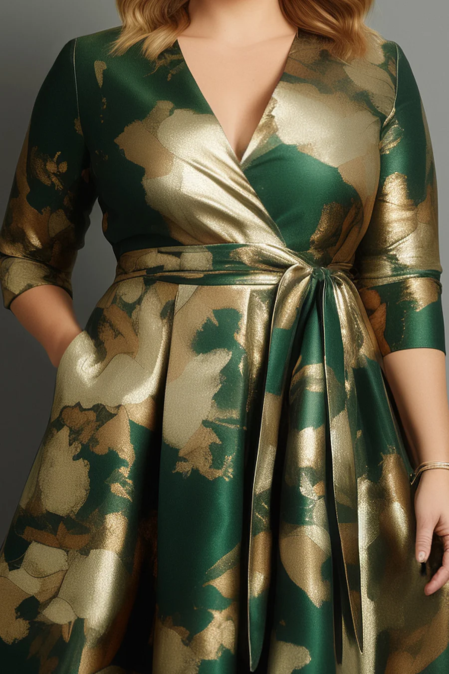 Plus Size Cocktail Dark Green  - Female Formal Wear recensie en prijs