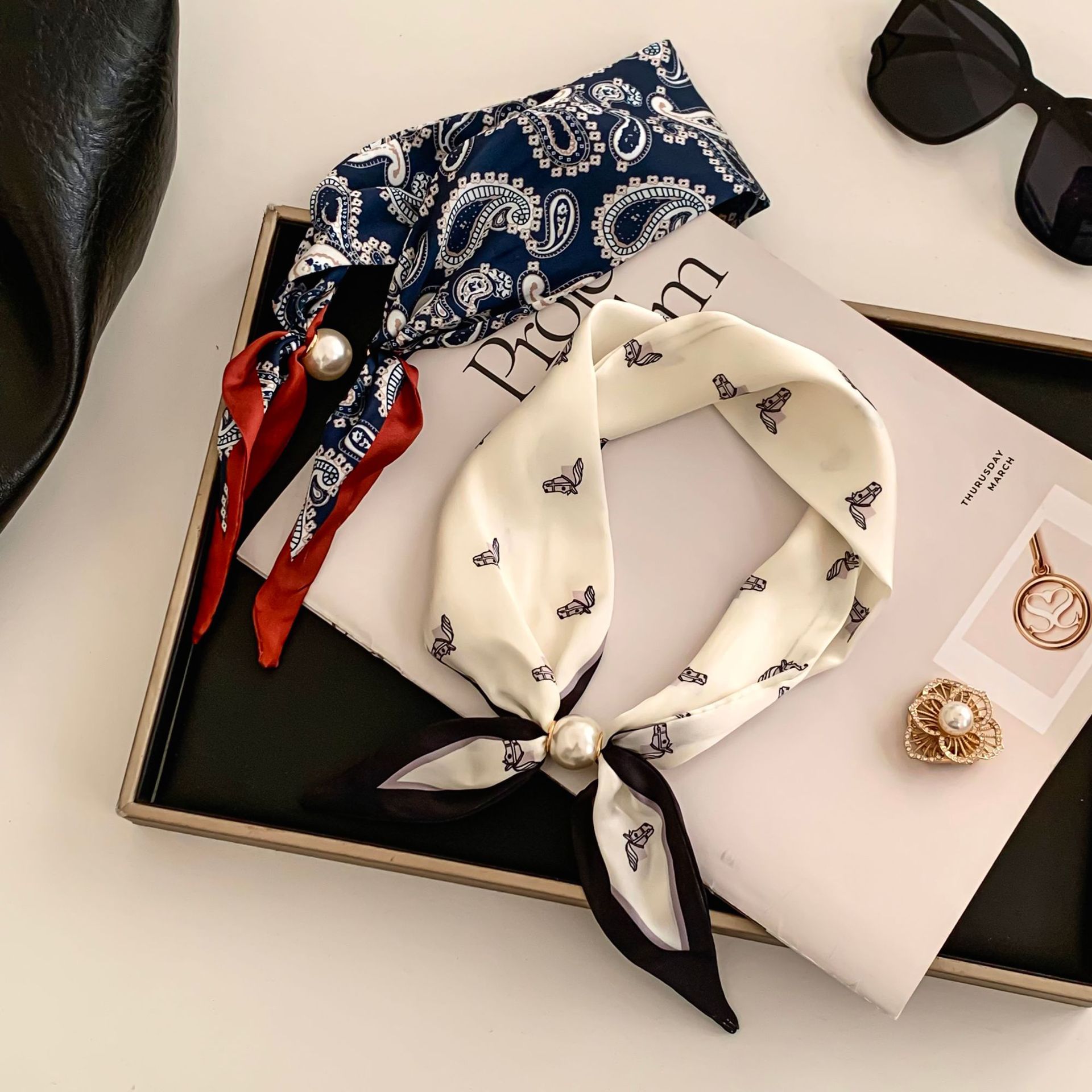 Cashew Flower Silk Scarf Effor - Scarf Silk Neck recensie en prijs