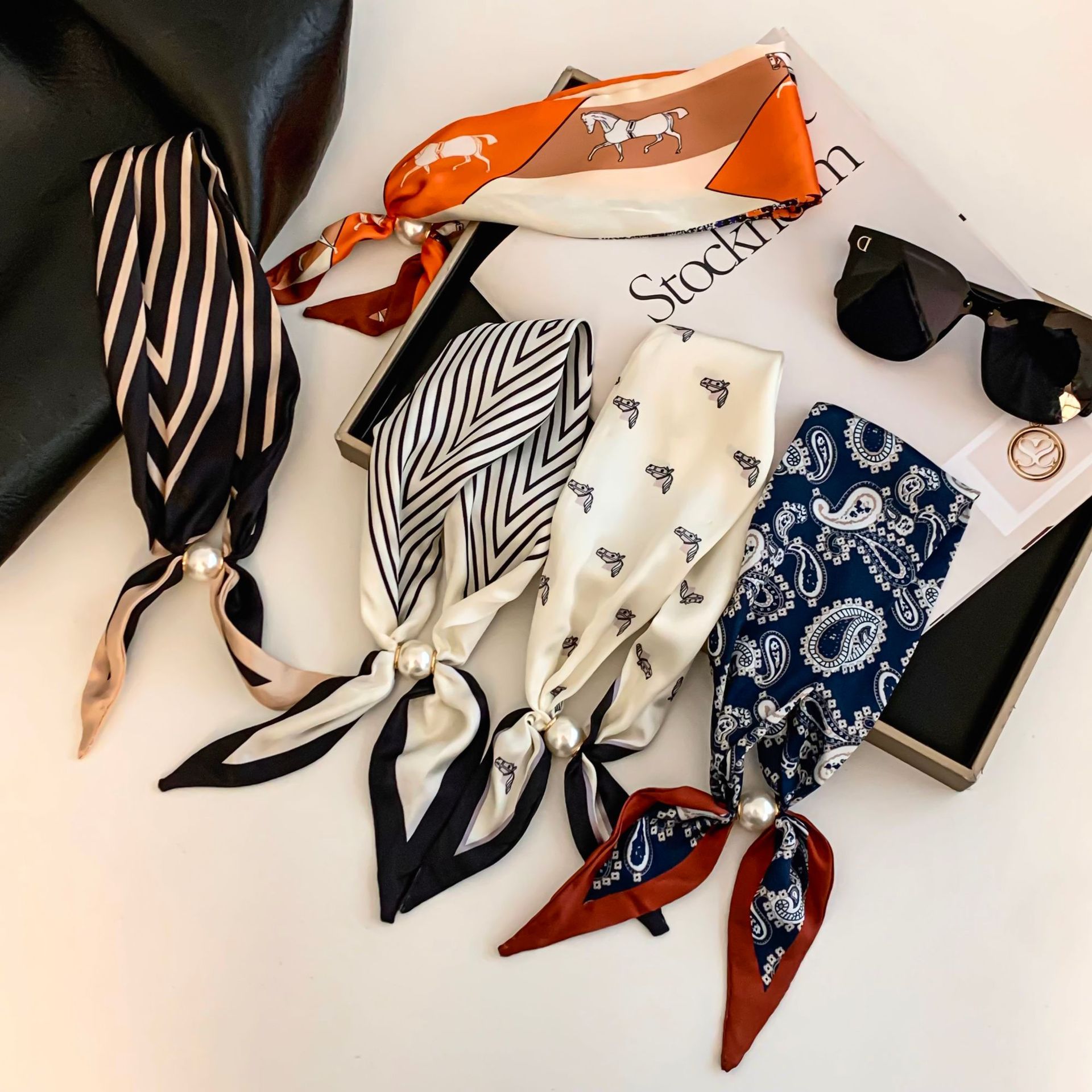 Cashew Flower Silk Scarf Effor - Scarf Silk Neck recensie en prijs