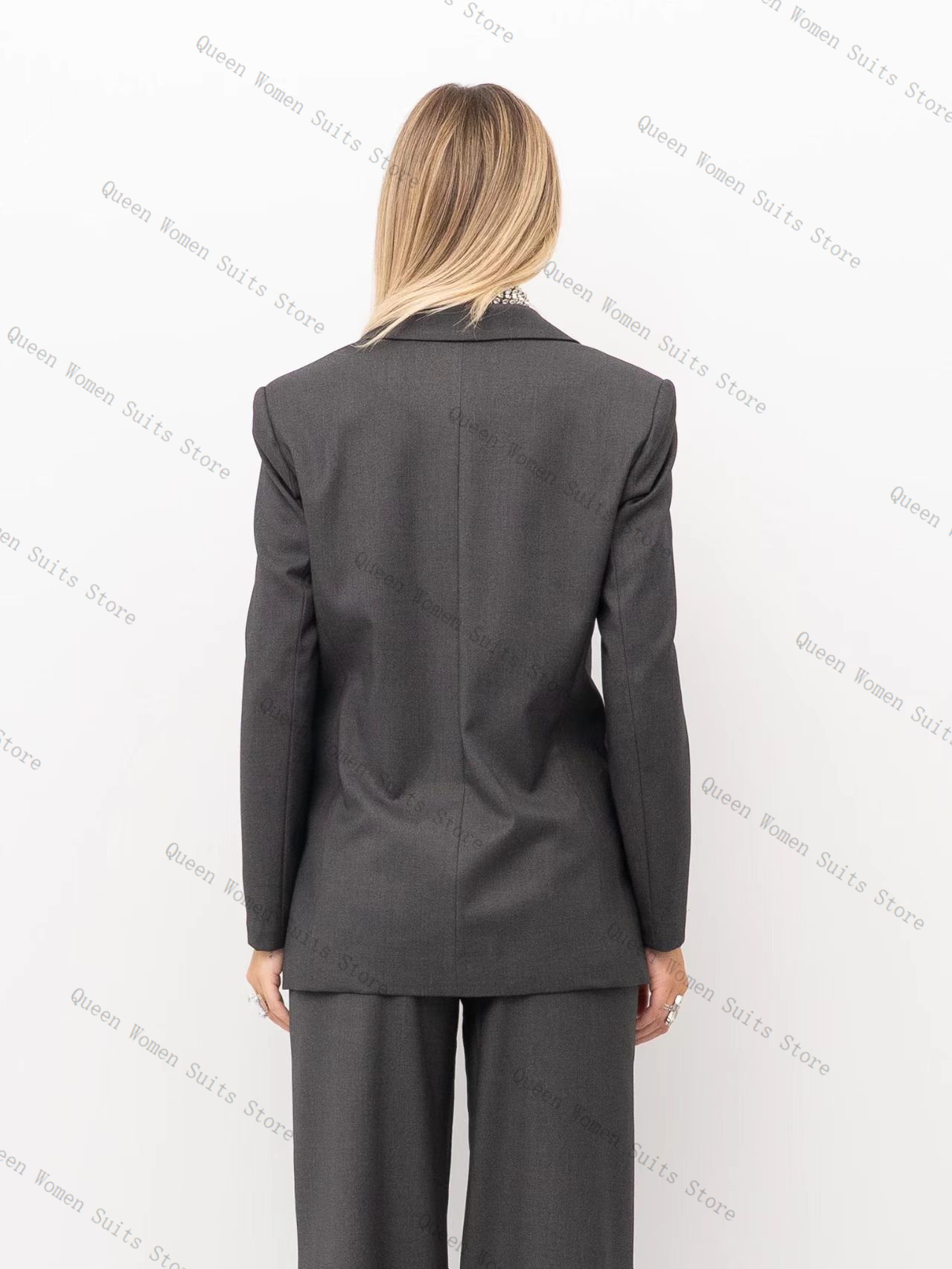 Grey Women Suit Set 2 Piece Cr - Women'S Formal Wear For A Wedding Guest recensie en prijs