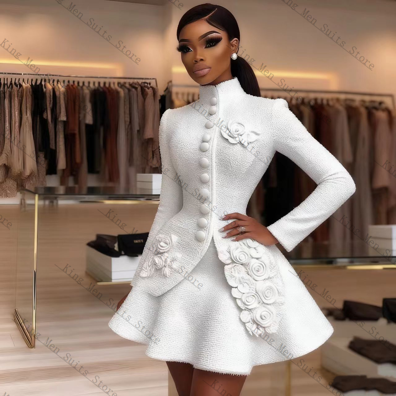 Luxury White Women Suit Set 2  - Women'S Formal Wear For A Wedding Guest recensie en prijs