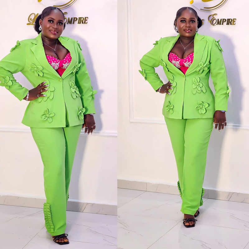 Plus Size Green Women Blazer S - Women'S Formal Wear For A Wedding Guest recensie en prijs
