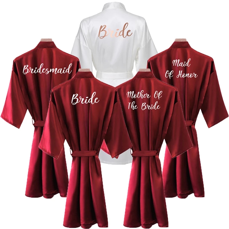 Bride Robe Women Burgundy Robe - Women'S Formal Wear Wedding recensie en prijs