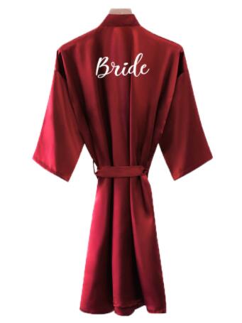 Bride Robe Women Burgundy Robe - Women'S Formal Wear Wedding recensie en prijs