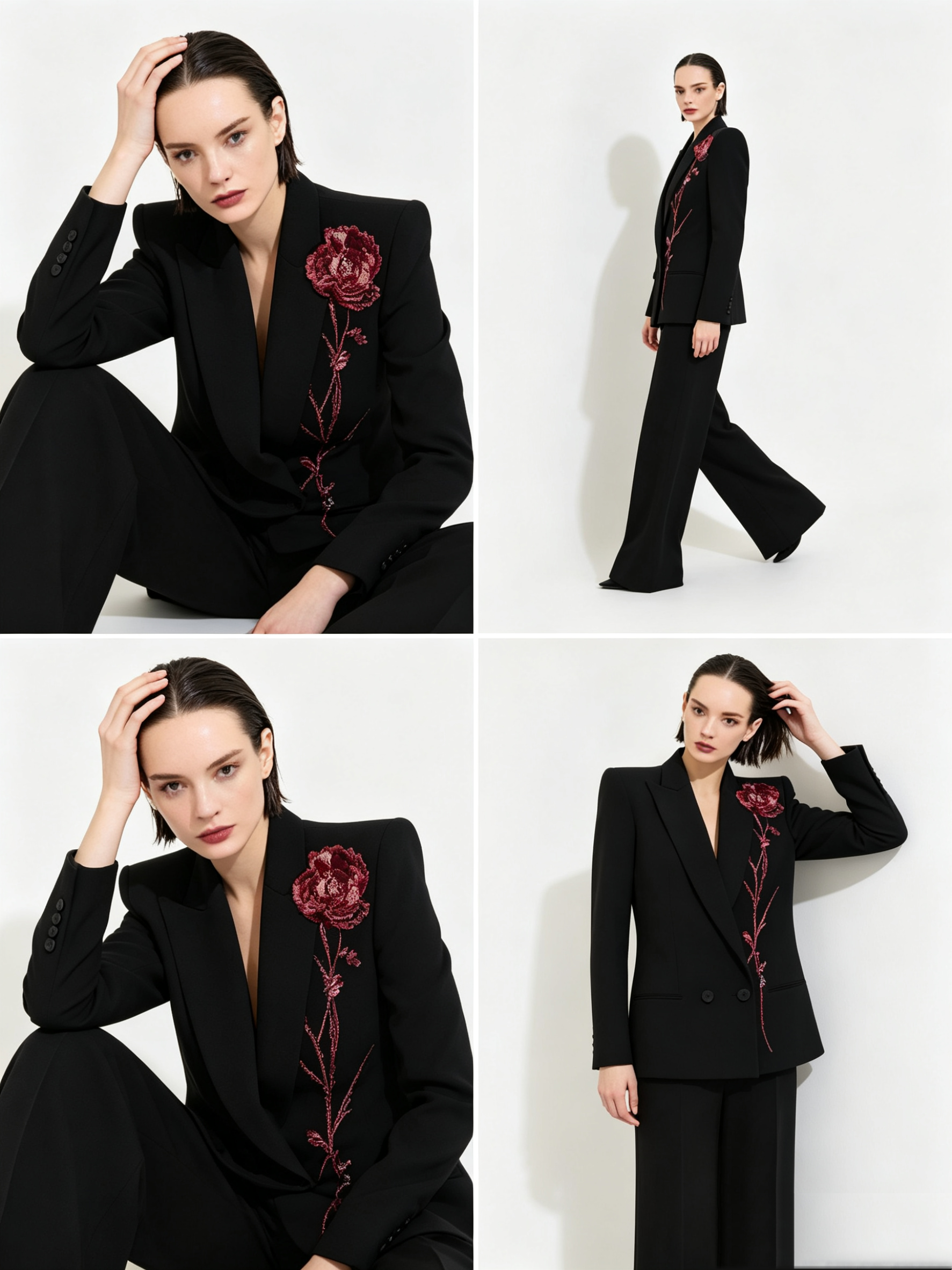 Black Women Suits Set 2 Piece  - Women'S Red Formal Wear recensie en prijs
