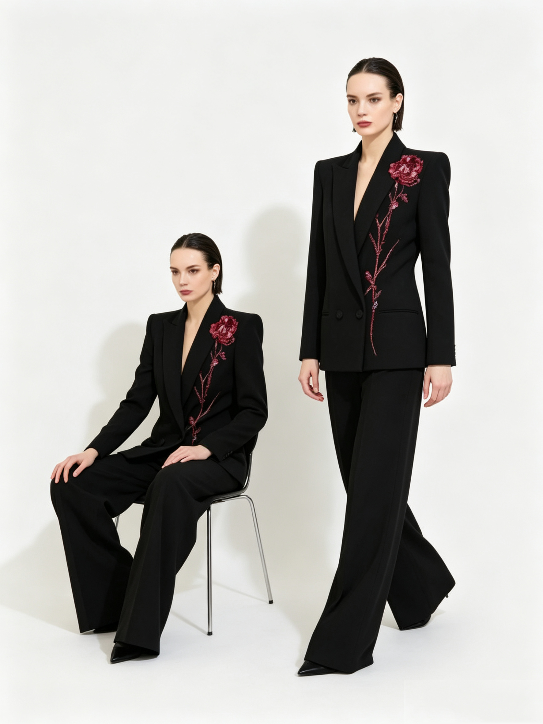 Black Women Suits Set 2 Piece  - Women'S Red Formal Wear recensie en prijs