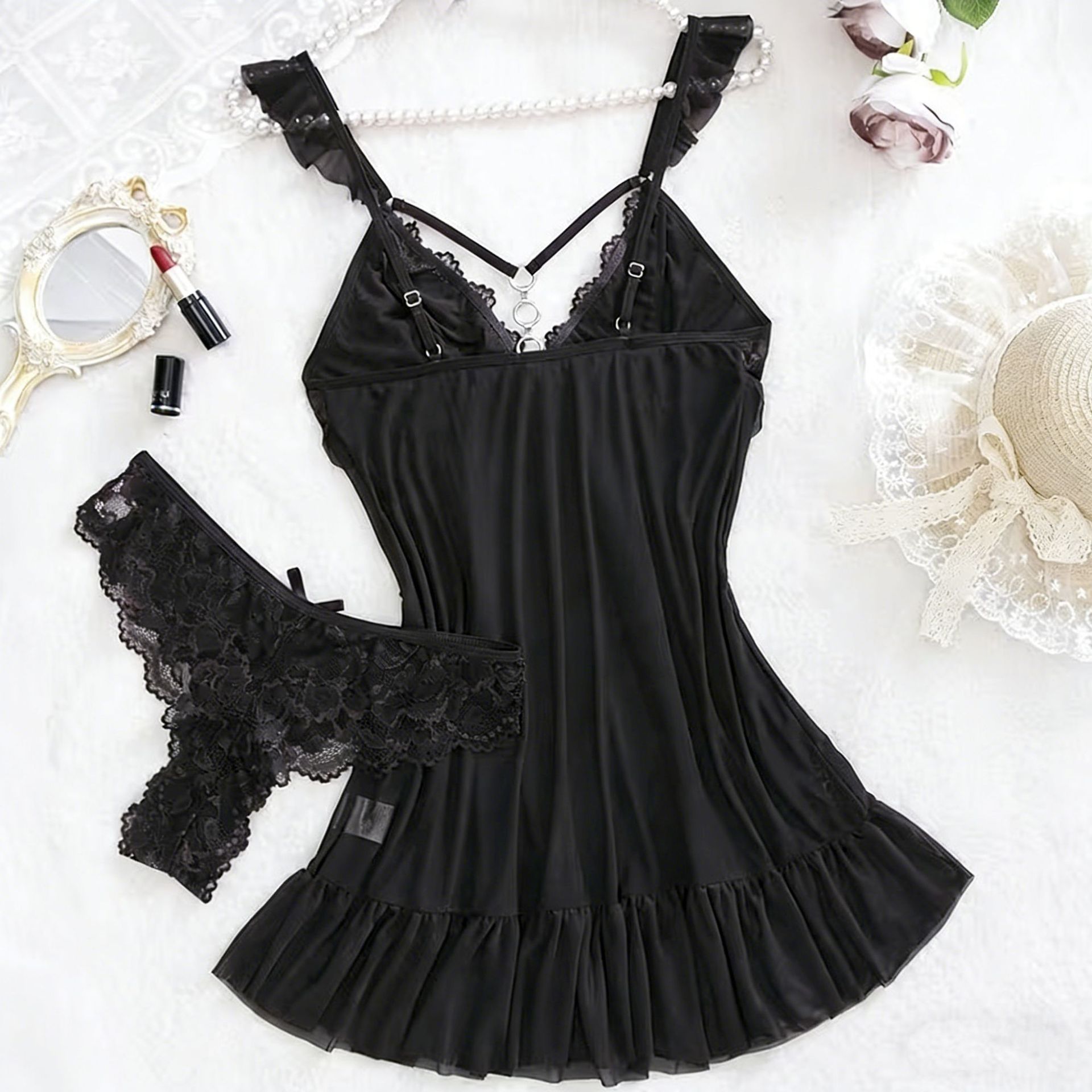 2026 New Red Sexy Lingerie Set - Women'S Formal Wear Wedding recensie en prijs