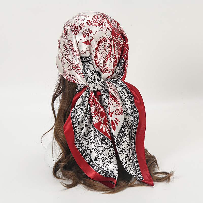 Satin Square Scarf Women Musli - Scarf Silk Neck recensie en prijs