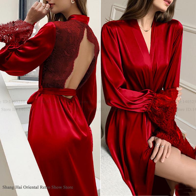 Women Long Kimono Bathrobe Nig - Women'S Formal Wear Wedding recensie en prijs