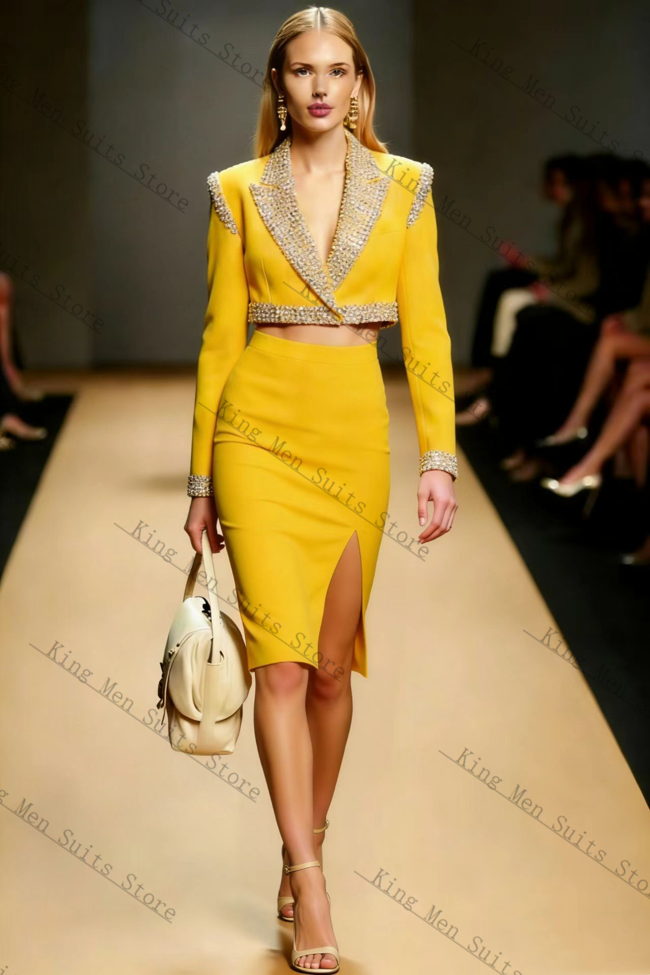 Yellow Crystals Women Suit Ski - Women'S Formal Wear For A Wedding Guest recensie en prijs