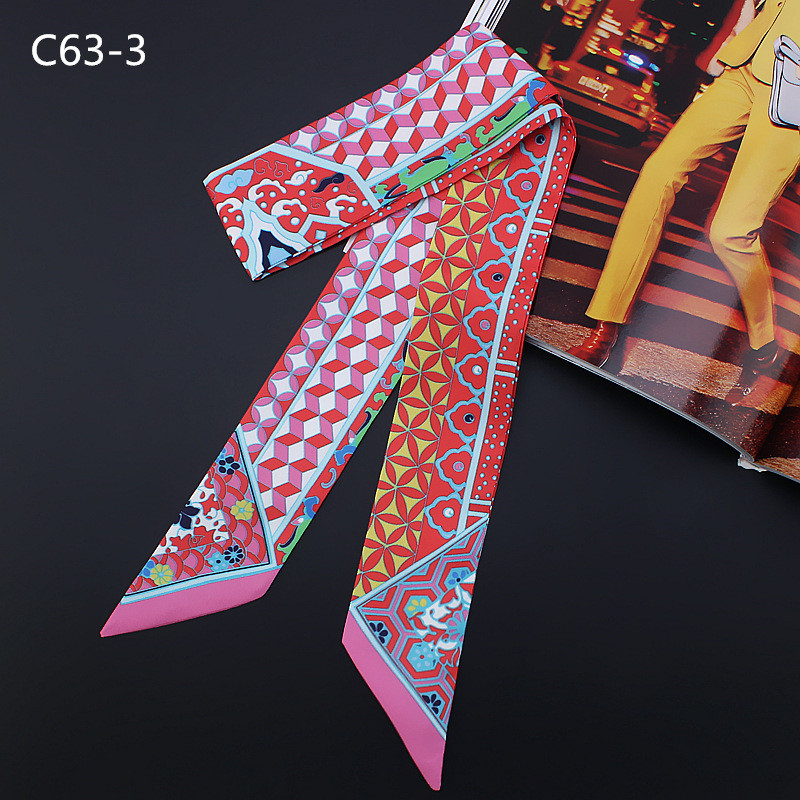 New Geometric Floral Print Sil - Scarf Silk Neck recensie en prijs