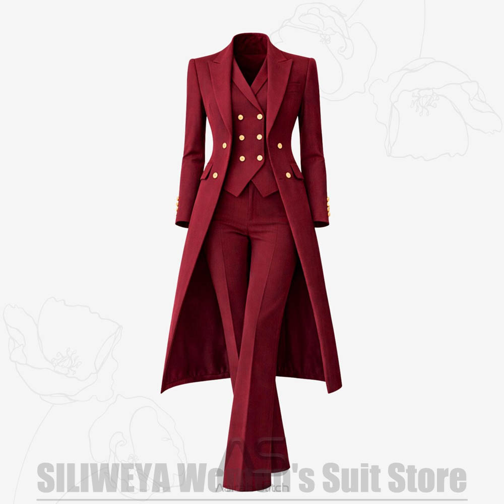Women's Suit 3 Piece Double Br - Women'S Formal Wear Wedding recensie en prijs