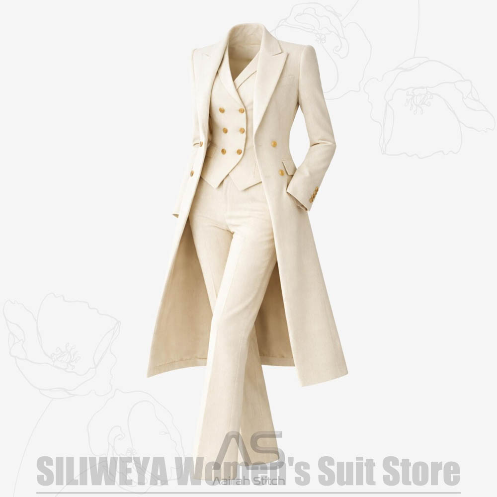 Women's Suit 3 Piece Double Br - Women'S Formal Wear Wedding recensie en prijs