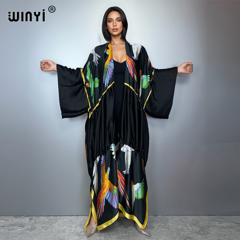 WINYI print boho kimono maxi b - Young Women'S Formal Wear recensie en prijs