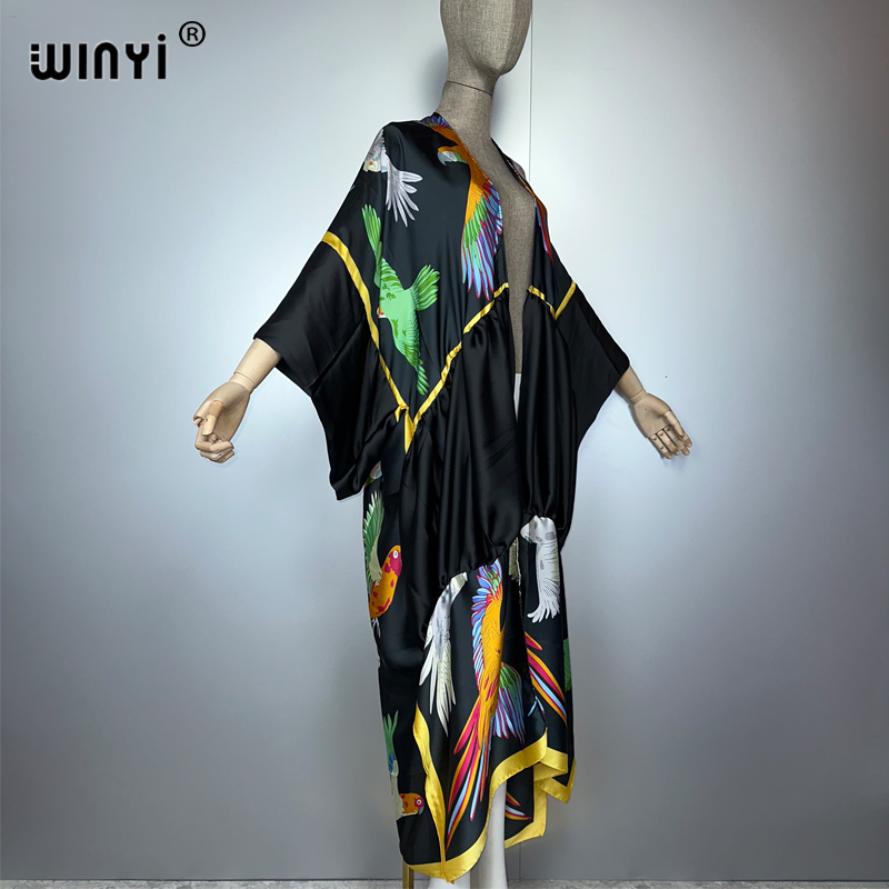 WINYI print boho kimono maxi b - Young Women'S Formal Wear recensie en prijs
