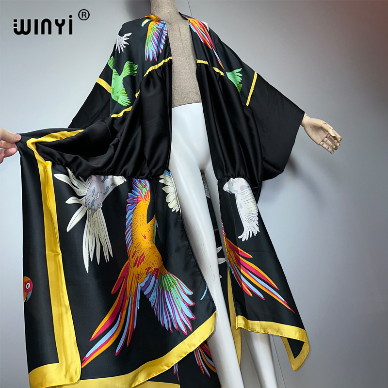 WINYI print boho kimono maxi b - Young Women'S Formal Wear recensie en prijs