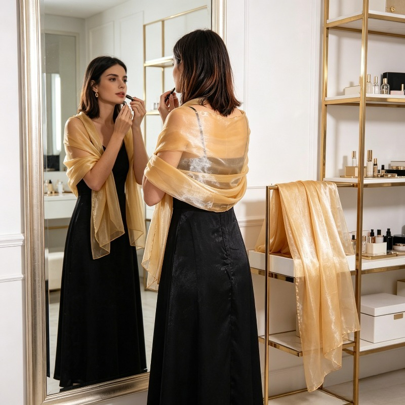 Elegant Solid Color Shawl for  - Female Formal Wear recensie en prijs