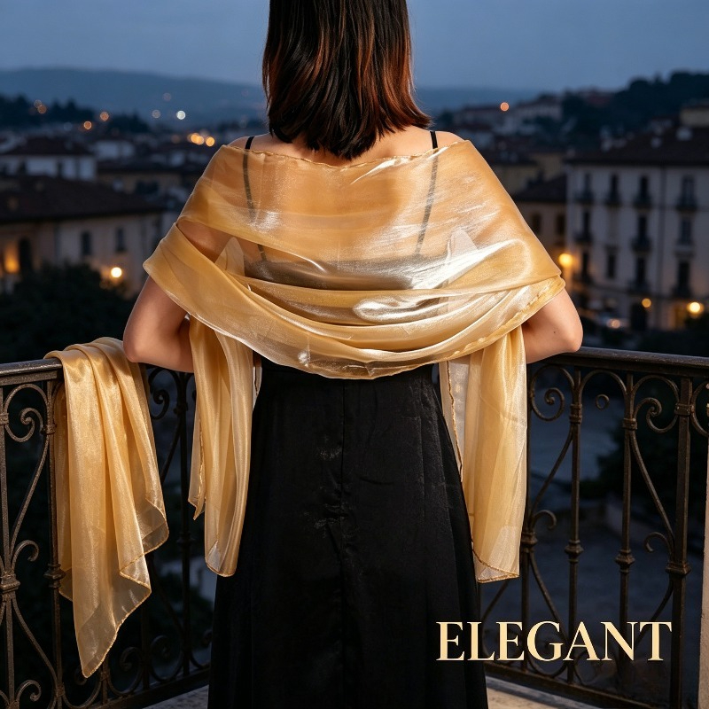 Elegant Solid Color Shawl for  - Female Formal Wear recensie en prijs