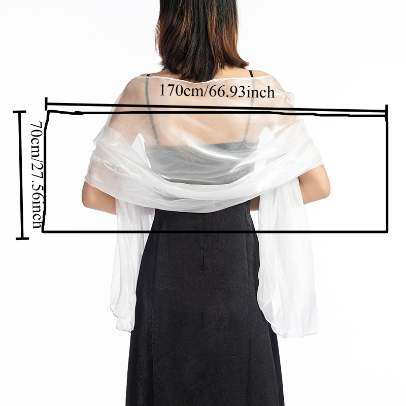 Elegant Solid Color Shawl for  - Female Formal Wear recensie en prijs