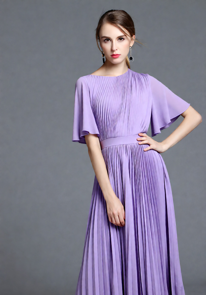 Women's Lilac Cape Sleeve Plea - Women'S Formal Wear For A Wedding Guest recensie en prijs