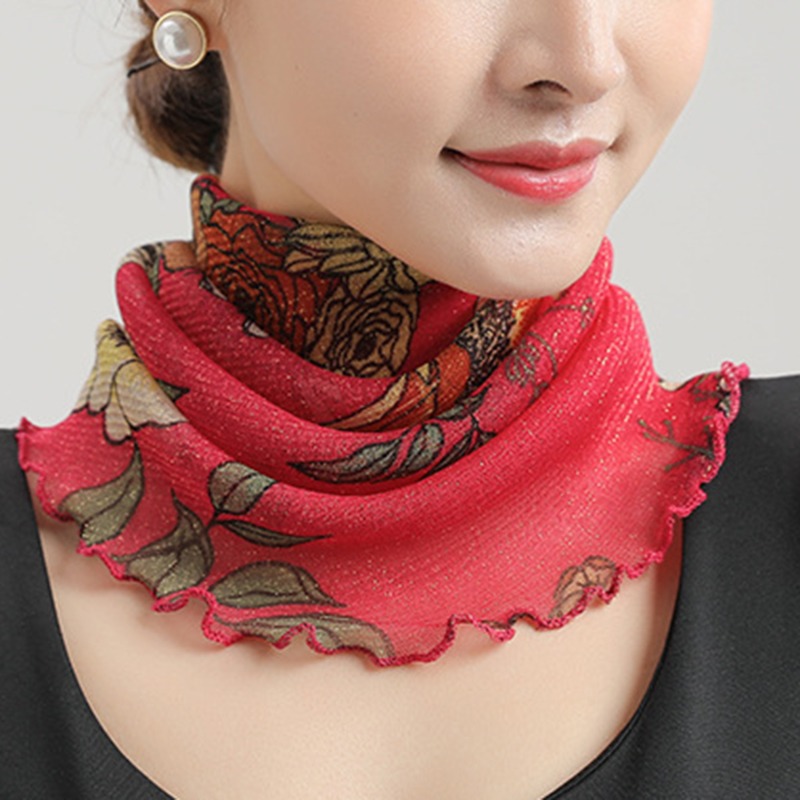 Spring Summer Chiffon Neck Col - Scarf Silk Neck recensie en prijs