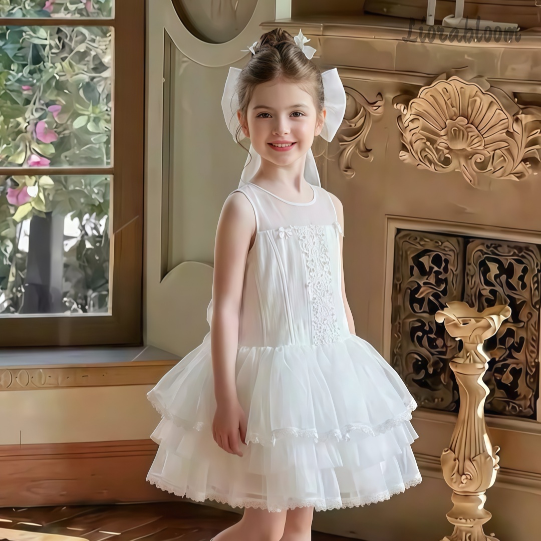 Girls' White Embroidered Forma - Women'S Formal Wear Wedding recensie en prijs
