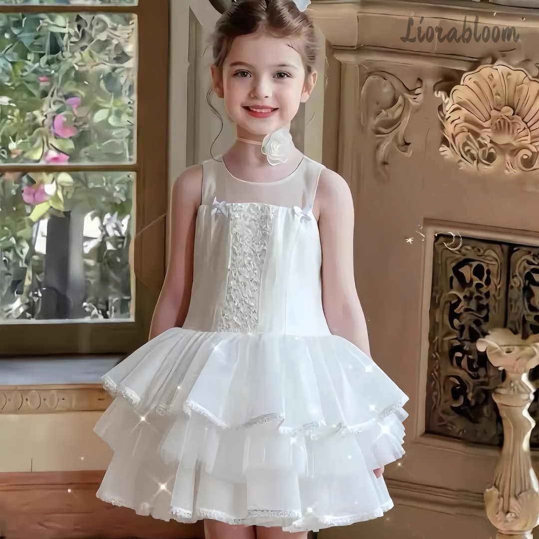 Girls' White Embroidered Forma - Women'S Formal Wear Wedding recensie en prijs