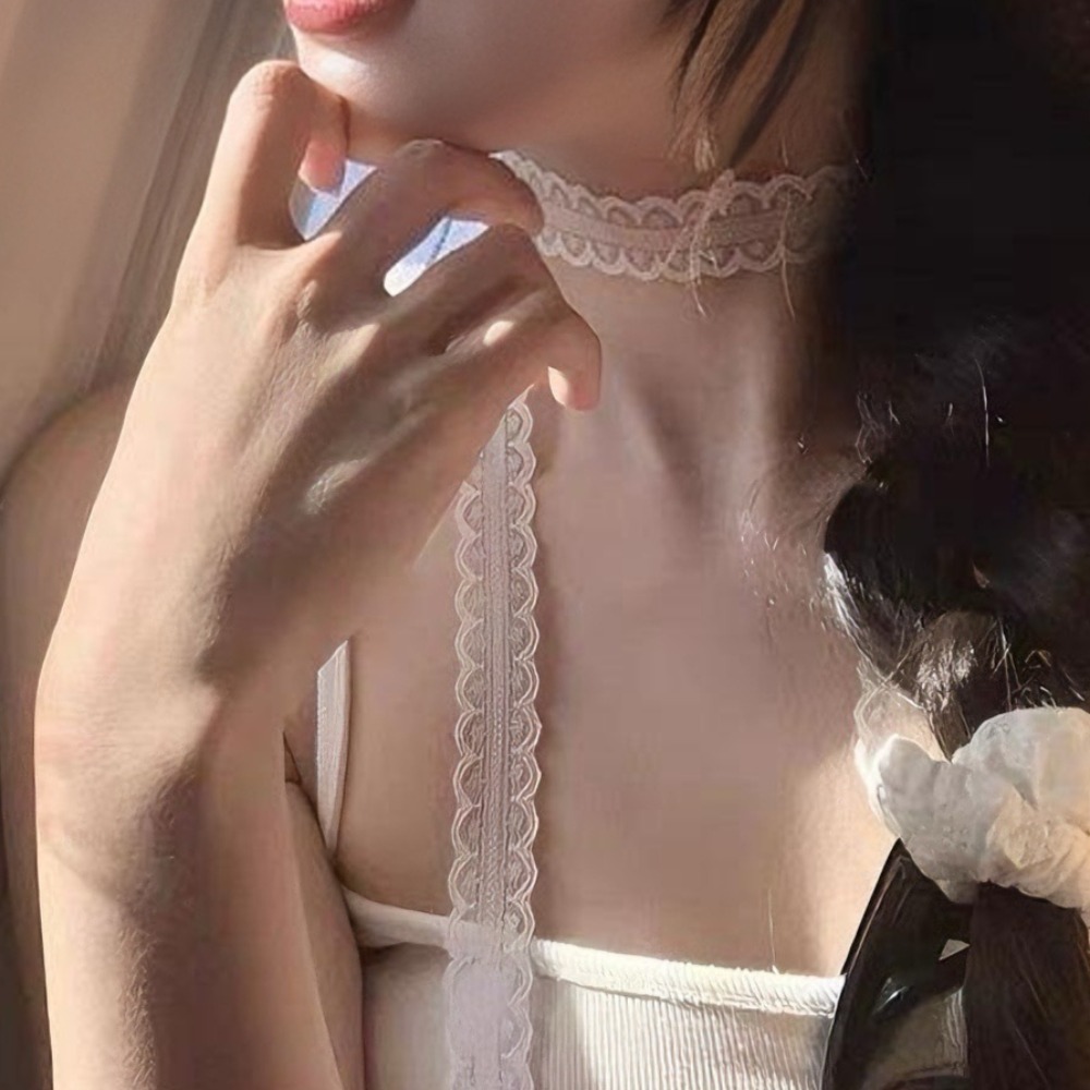 Elegant White Lace Long Scarf  - Scarf Silk Neck recensie en prijs