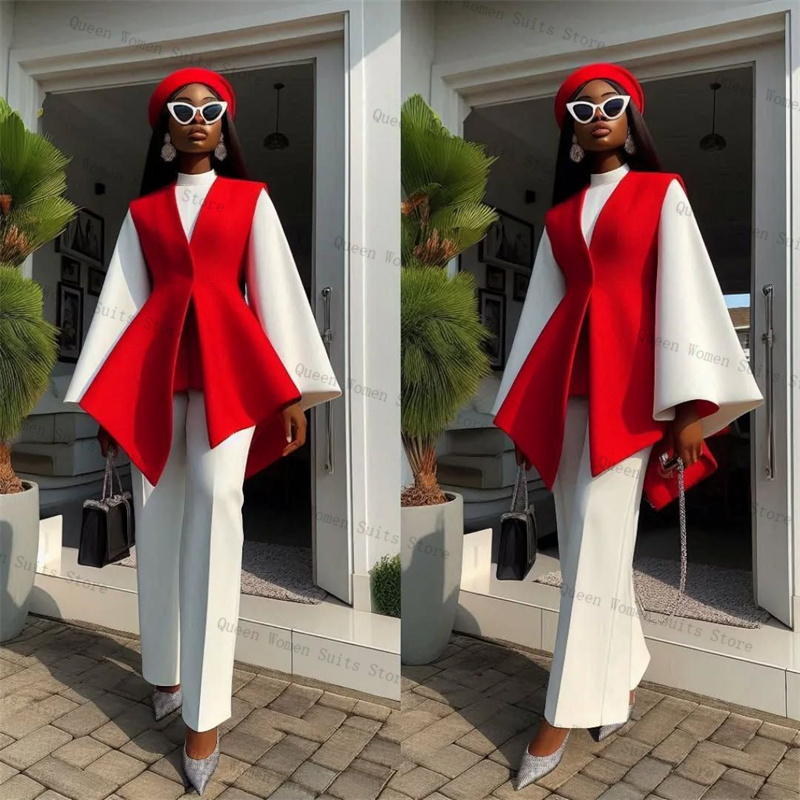 White Red Women Suit Set 2 Pie - Women'S Red Formal Wear recensie en prijs