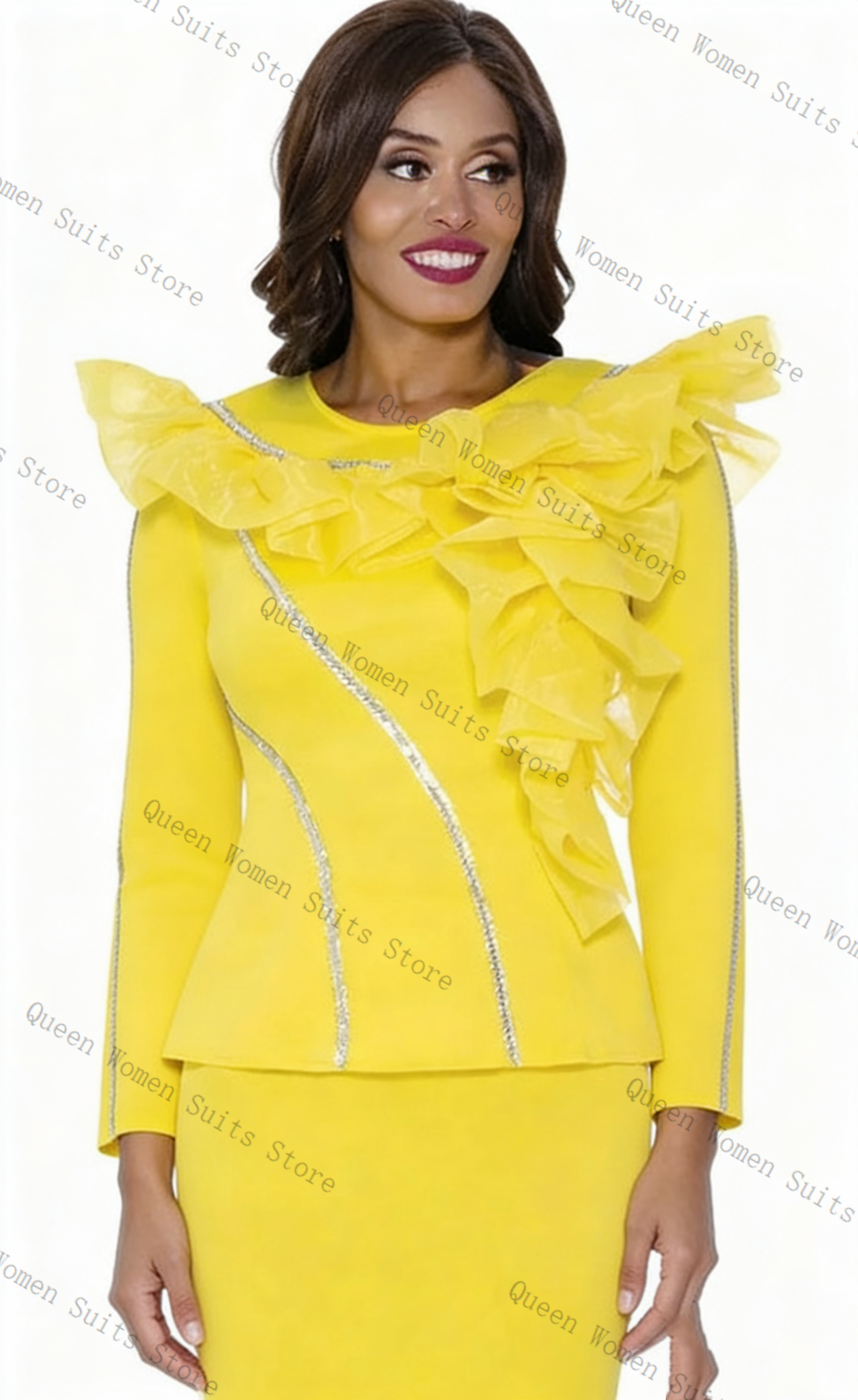 Crystals Yellow Women Suit Ski - Women'S Formal Wear For A Wedding Guest recensie en prijs