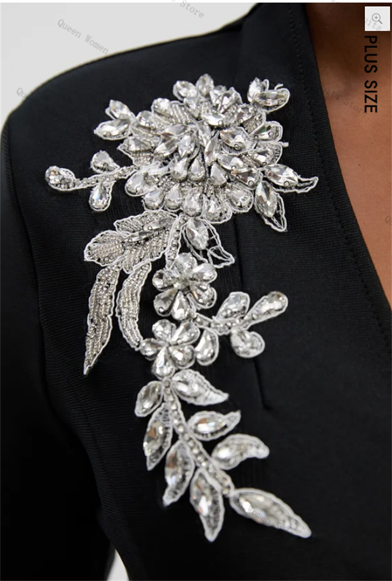 Black Cotton Women Suit 1 Piec - Women'S Formal Wear For A Wedding Guest recensie en prijs